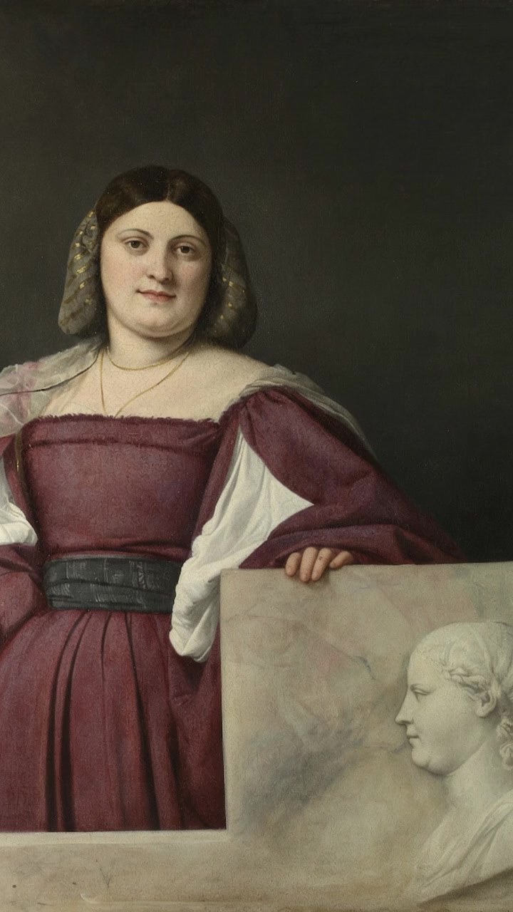 Tiziano, La Schiavona. National Gallery, Londra