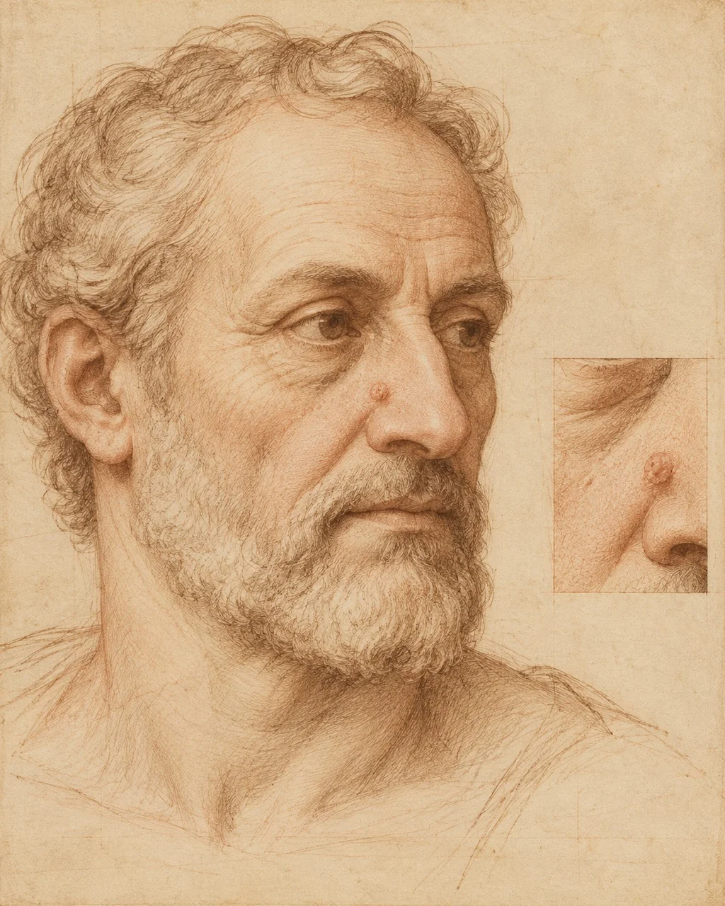 Studio illustrativo per Carcinomi cutanei del volto