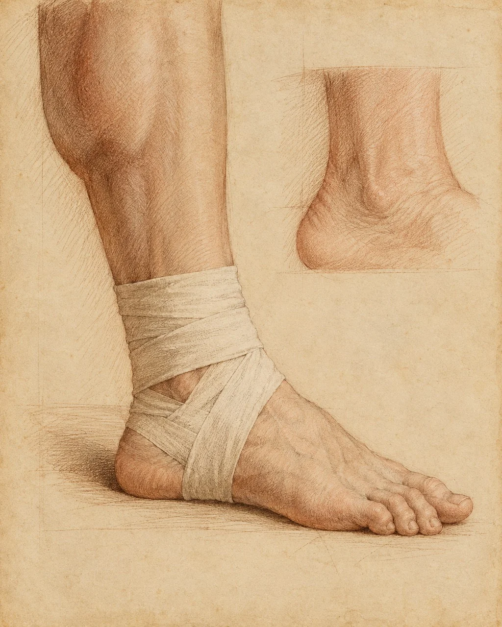 Studio illustrativo per Ferite complesse