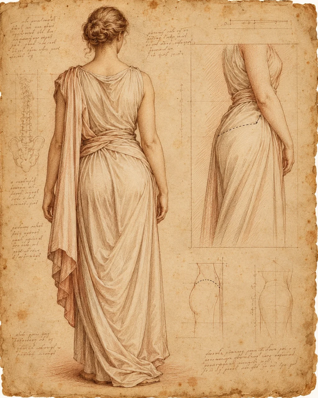 Studio illustrativo per Gluteoplastica